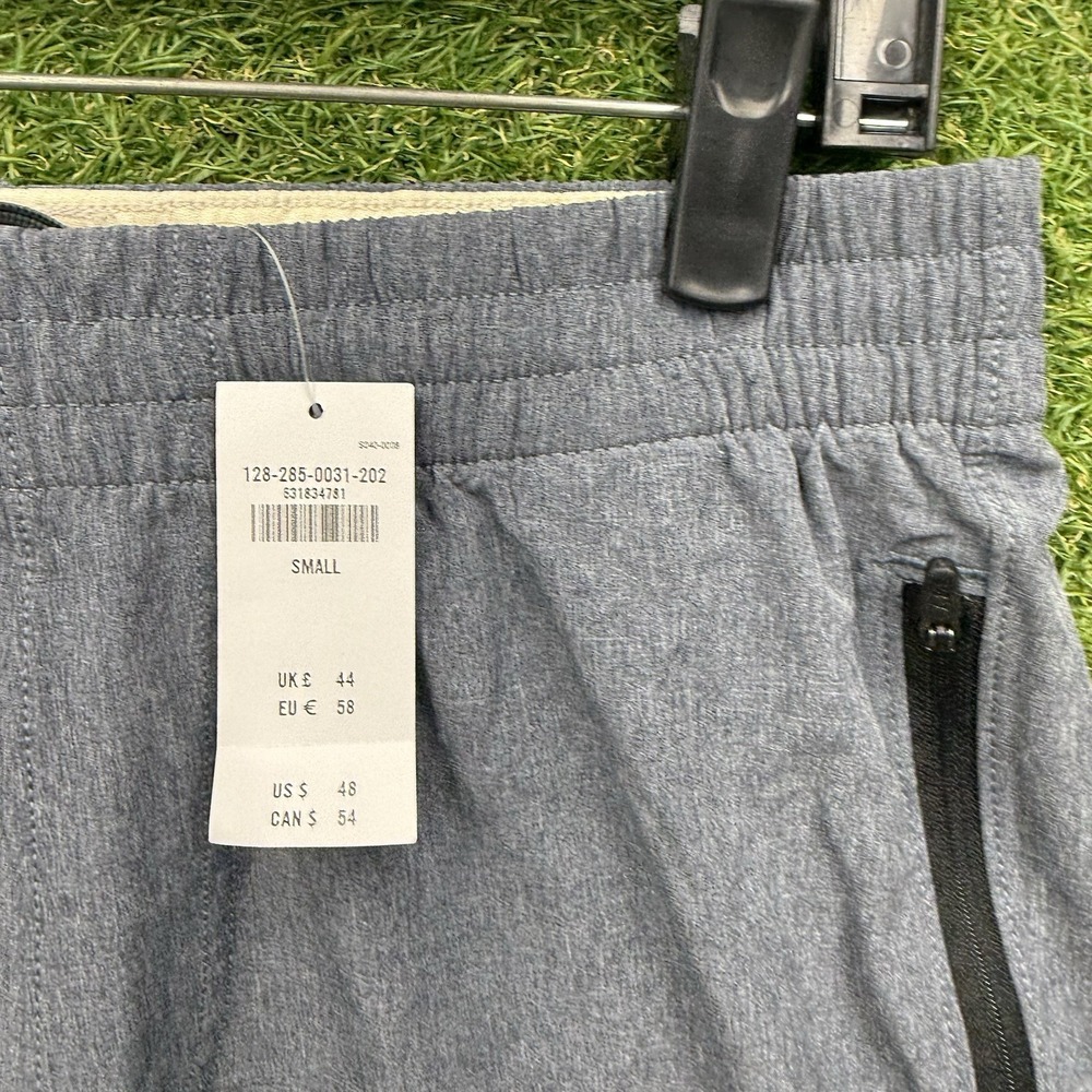 Abercrombie & Fitch Shorts Mens Small Nylon Pull On Drawstring Tech Gray NWT - Picture 7 of 9